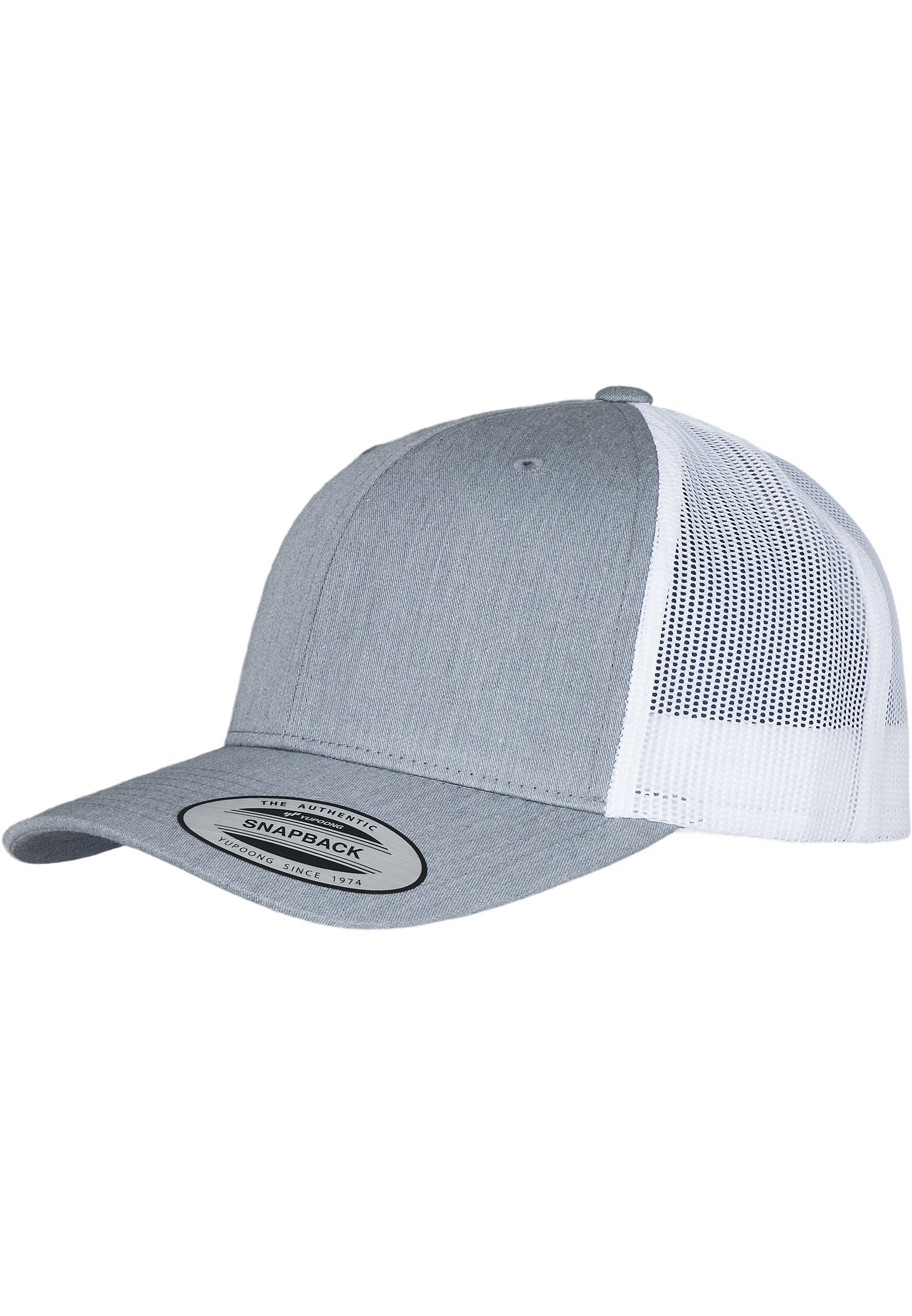 Flexfit RETRO TRUCKER 2-TONE - Caps - heather/white