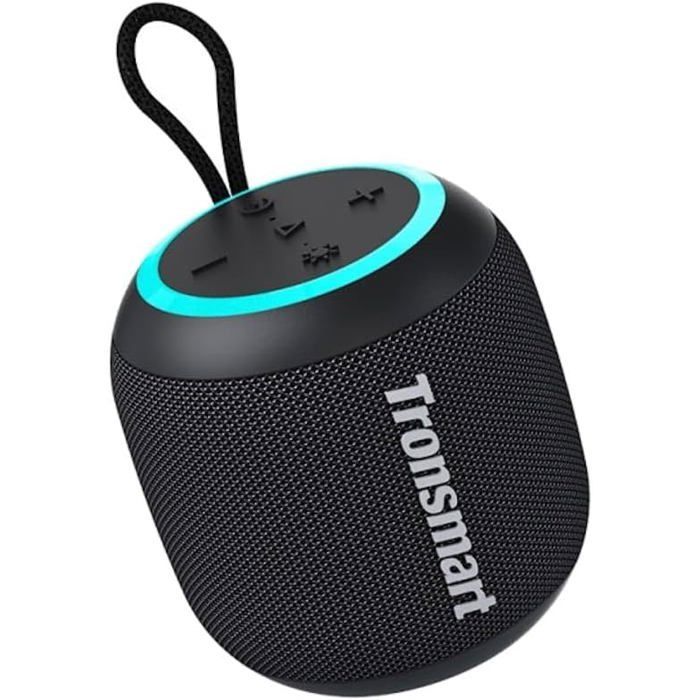 Enceinte Portable Bluetooth T7 - SOUNDPULSE - IPX7 Étanche - Autonomie 18h - Lumière LED - Son Stéréo