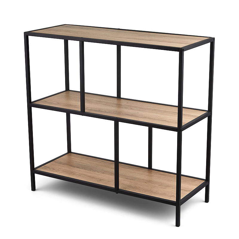 Lattiahylly Milton 83x33x80 cm metalli ja puu