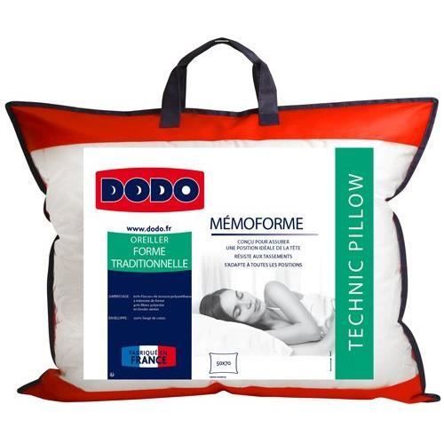 Cuscino in memory foam DODO MEMOFORME - 50 x 70 cm