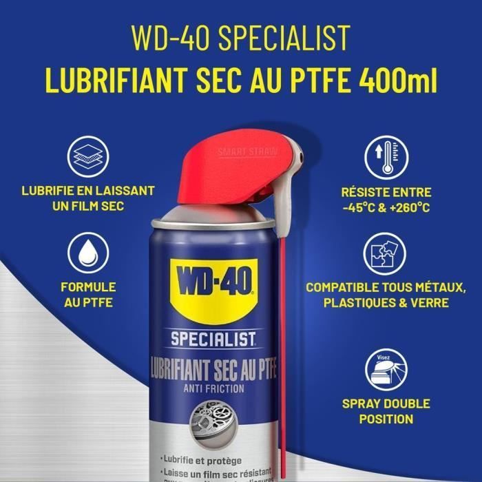 Dry PTFE Lubricant WD-40 Specialist 400ml