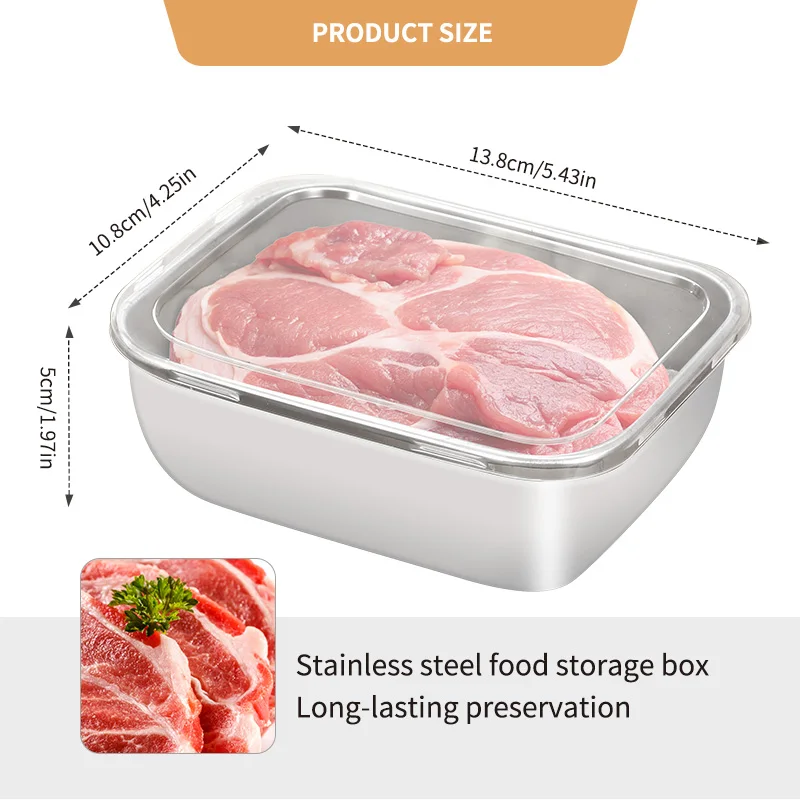 Boîte de conservation alimentaire 3/6 pièces avec couvercle, idéale pour conserver les légumes, les fruits et les ustensiles de cuisine.