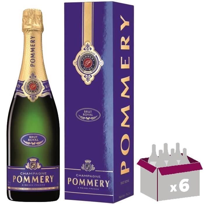 Champagne Pommery Brut Royal con estuche