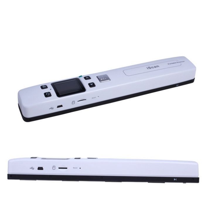 Scanner portable, A4, WIFI, haute résolution, 1050 DPI, blanc