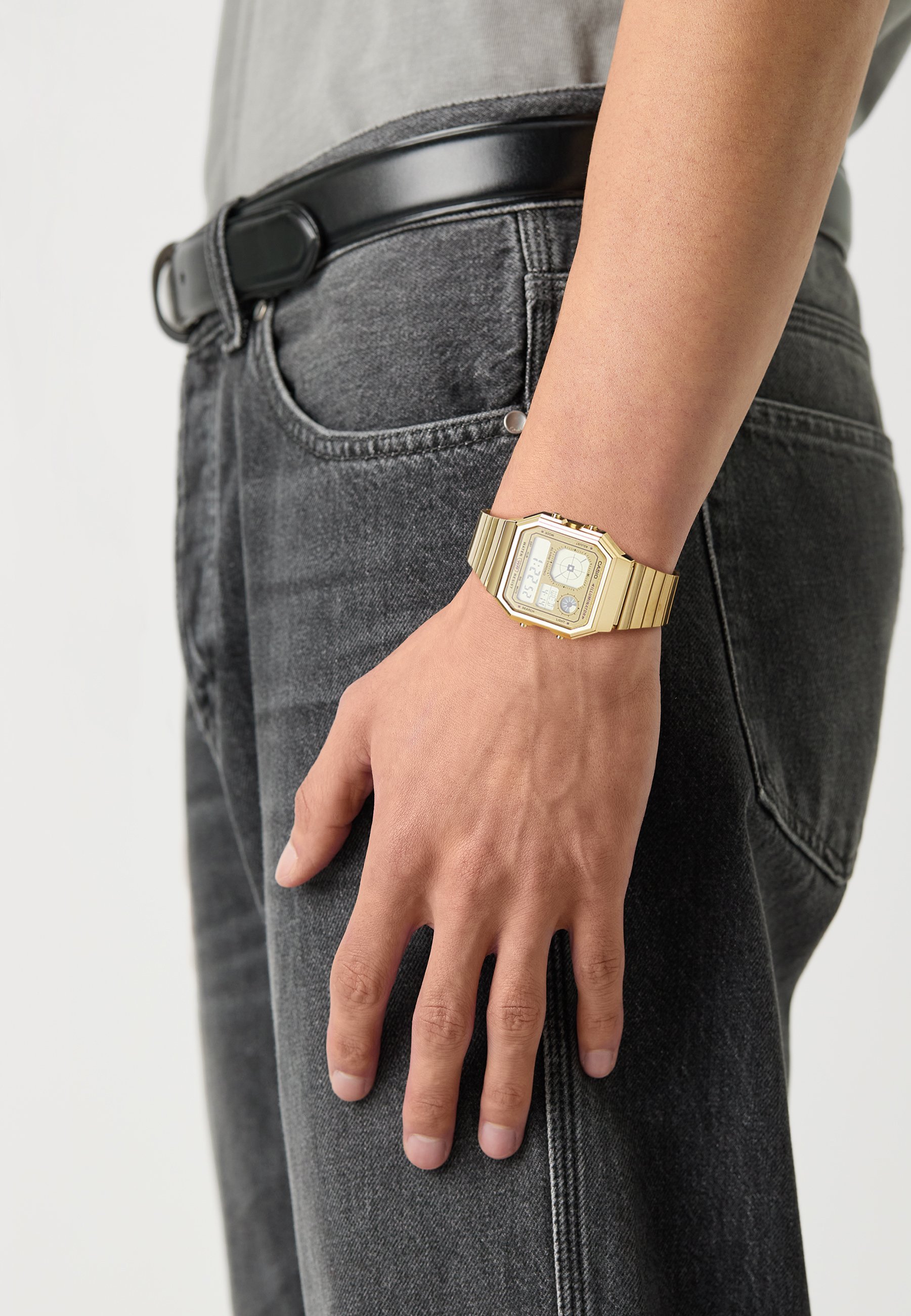 Casio UNISEX - Digitální hodinky - zlatá barva