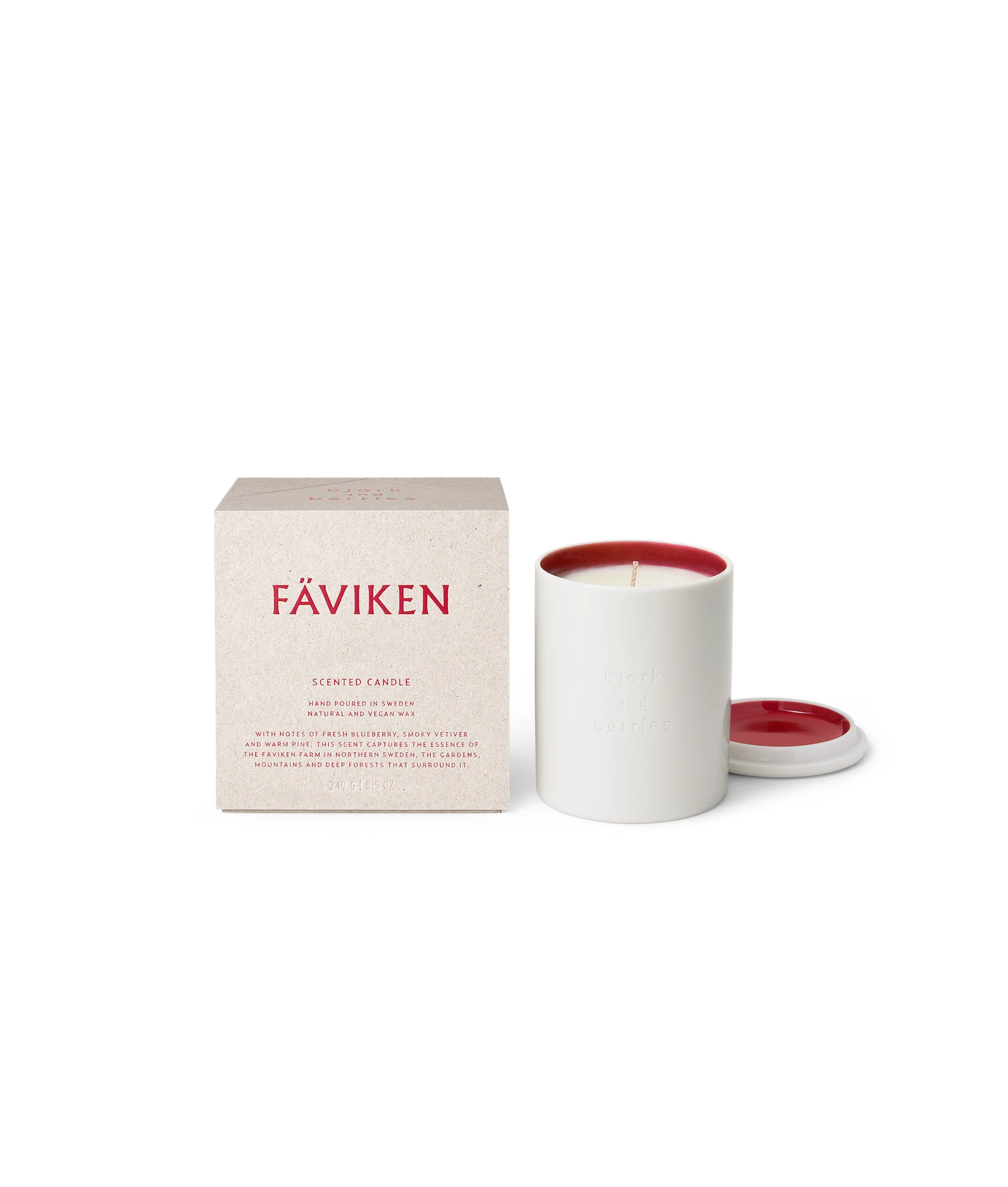 Mirisna svijeća Fäviken - Björk i bobice
