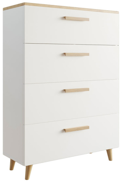 Komoda 80 cm z 4 szufladami - Luvon