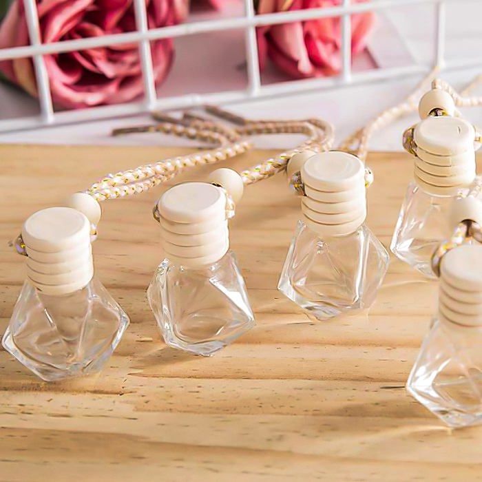 Lot de 10 désodorisants pour voiture, aromathérapie, diffuseur d'huiles essentielles à suspendre - Accessoires de décoration