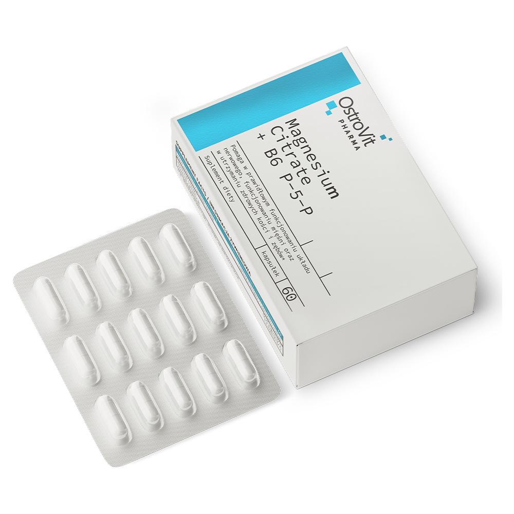OstroVit magnezijev citrat + B6 P-5-P