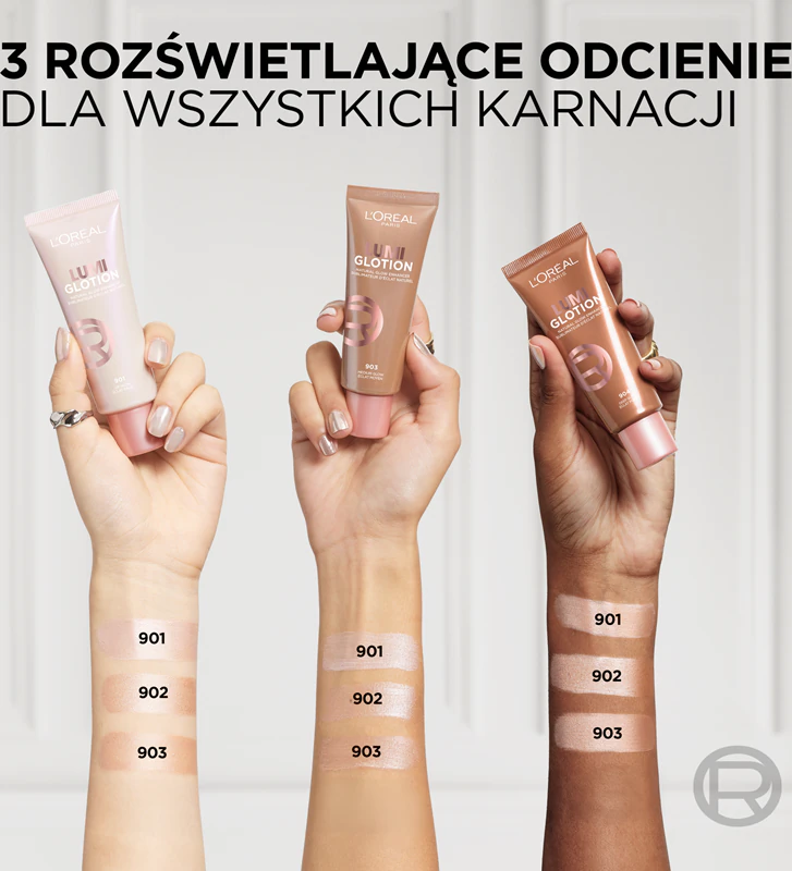 Creme hidratante iluminador L'Oréal Paris Lumi Glotion