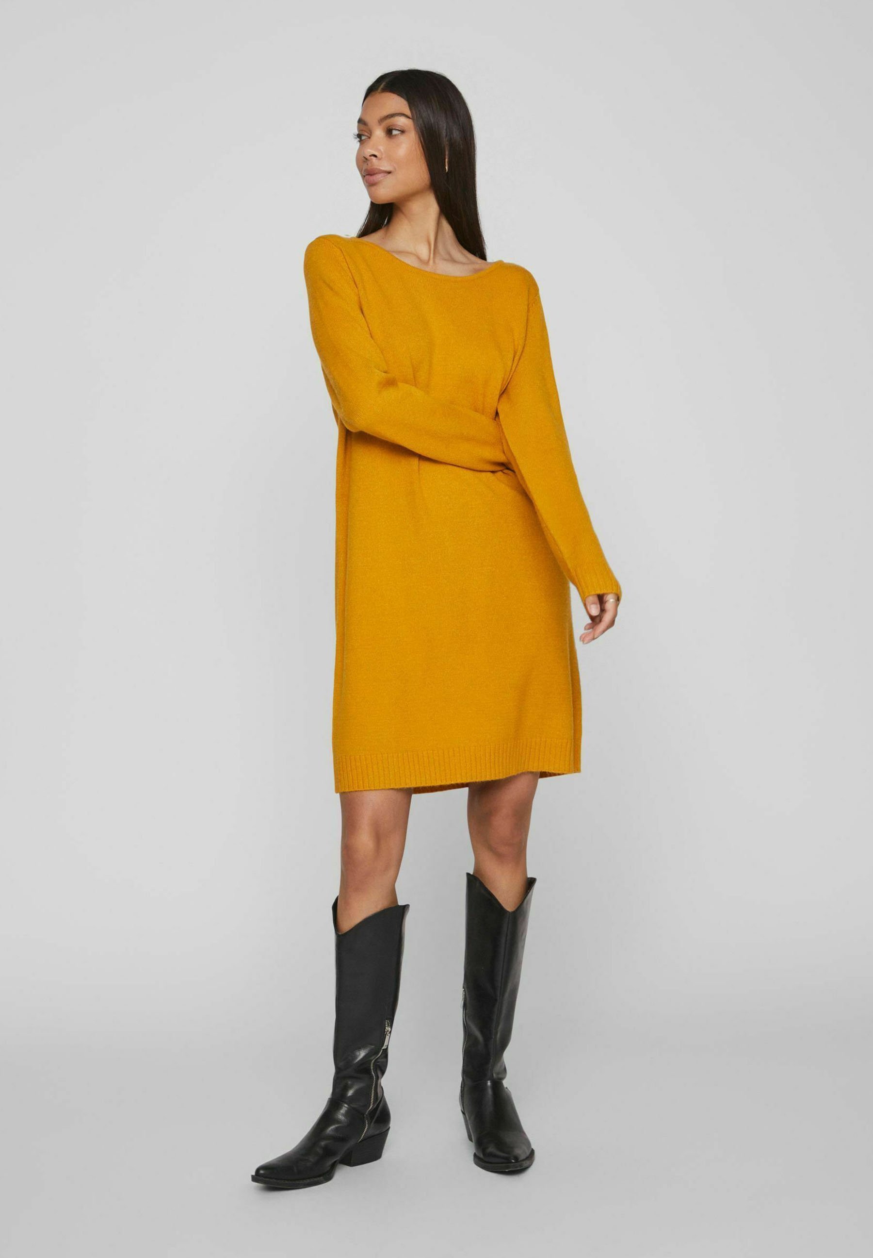 VILA VIRIL DRESS - Abito maglione - arrowwood