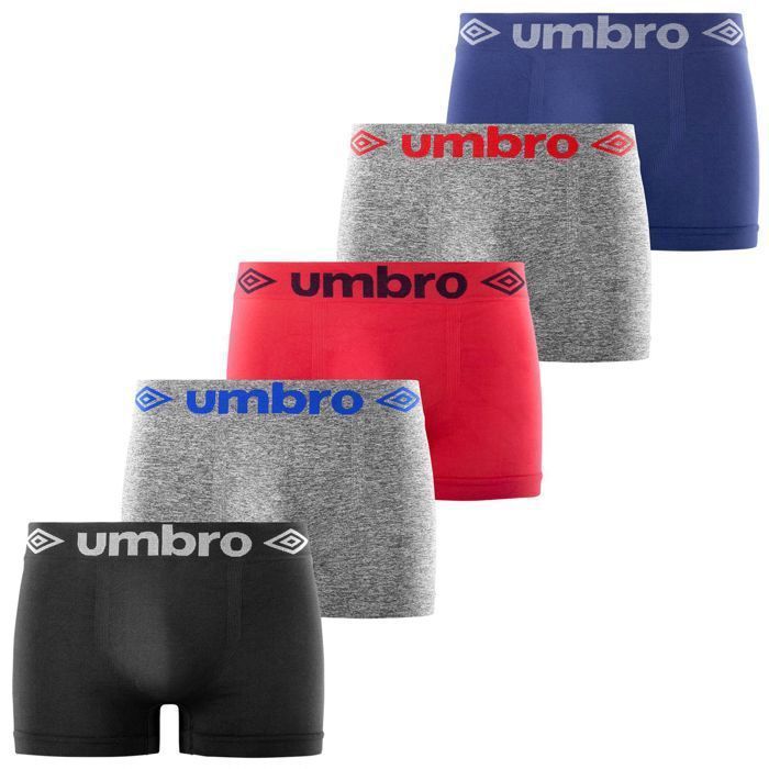 Umbro herenboxershorts - grijs (verpakking van 5)