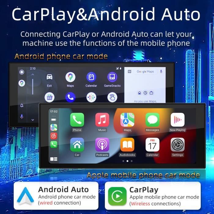 Autoradio PRUMYA SWM-686 Bluetooth - Touchscreen da 6,9 pollici - Navigazione GPS - WiFi