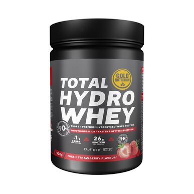 GOLDNUTRITION braškių skonio baltymų milteliai „Total Hydro“ 900 g 900 g