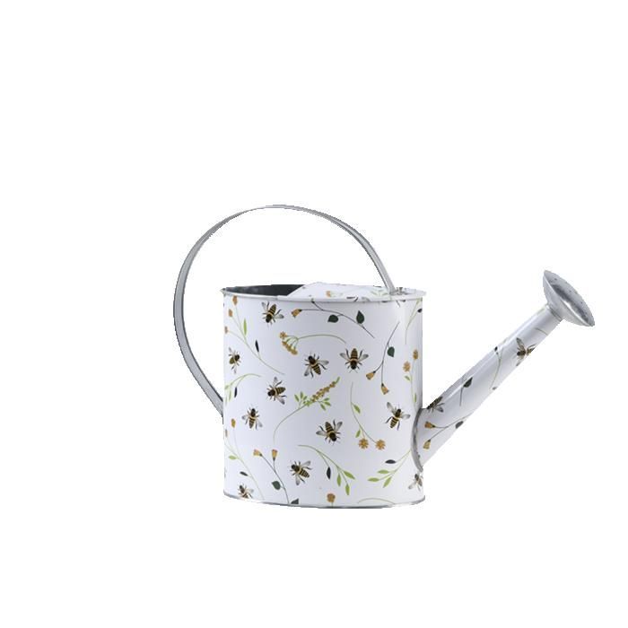 Arrosoir avec motif abeille 1.95L - L 32,2 x P 11,3 x H 23 cm - Acier galvanisé