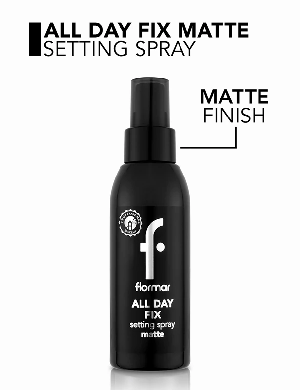 Spray fixador de maquiagem matificante Flormar All Day Fix Matte