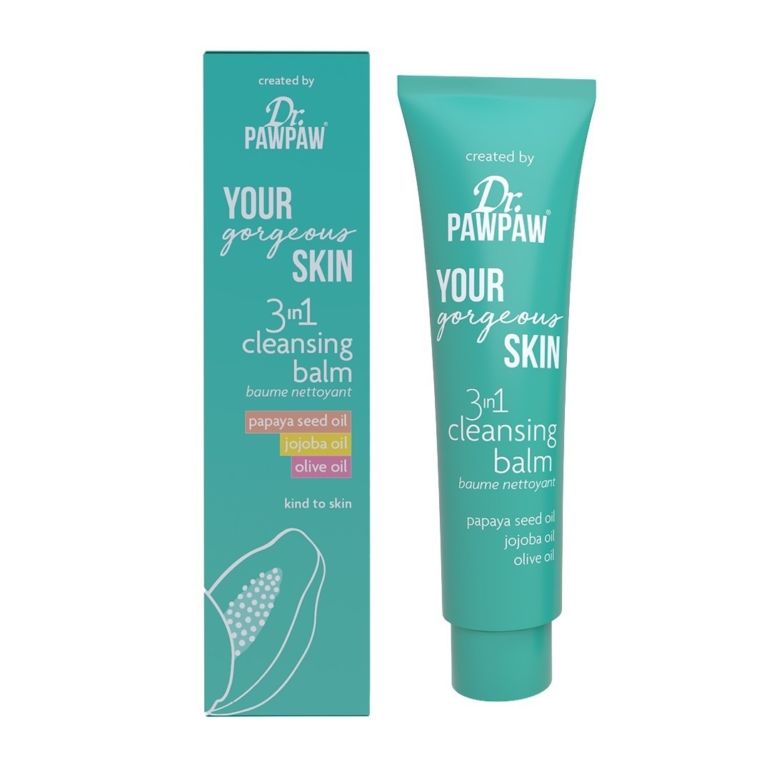 Čistilna pena za obraz Dr. PawPaw in čistilni balzam za kožo Dr. Pawpaw Your Gorgeous Skin 3 v 1 – 50 ml
