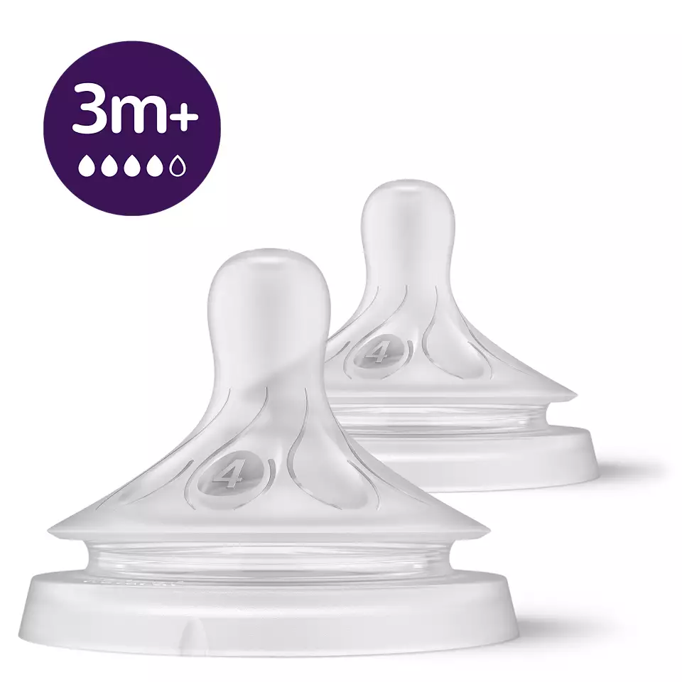 Avent Natural Response cumlík s rýchlym prietokom 3M cumlíky