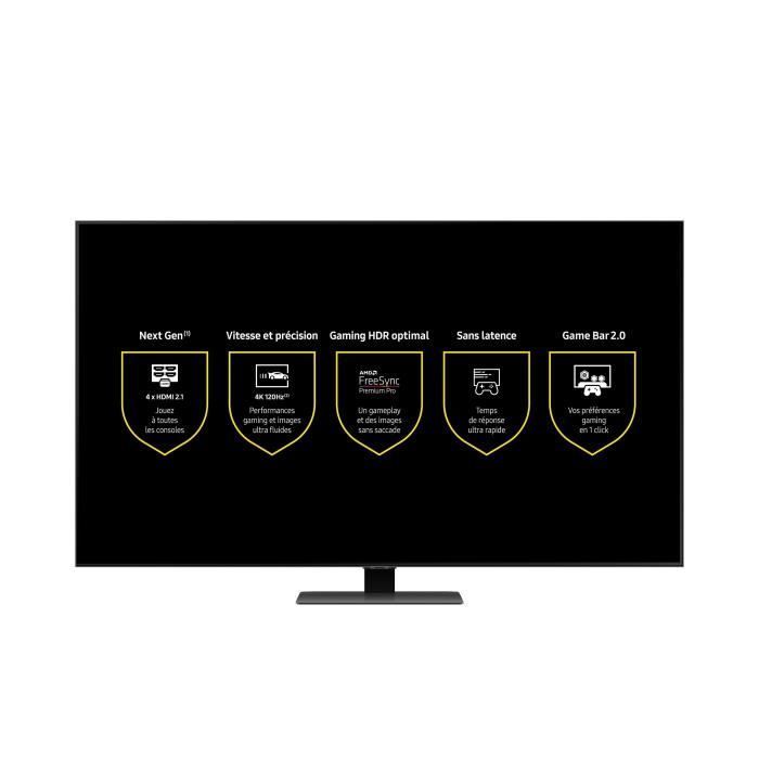 SAMSUNG QE55Q80B - TV QLED 4K UHD - 55'' (140 cm) - Smart TV - Pannello 100Hz - HDMI 2.1 - Dolby Atmos