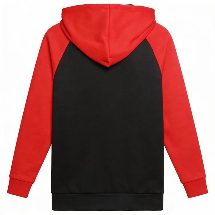 Sweat Femmes en capuche LEOCLOTHO - Imprimé de Marque - Manches longues - Noir rouge