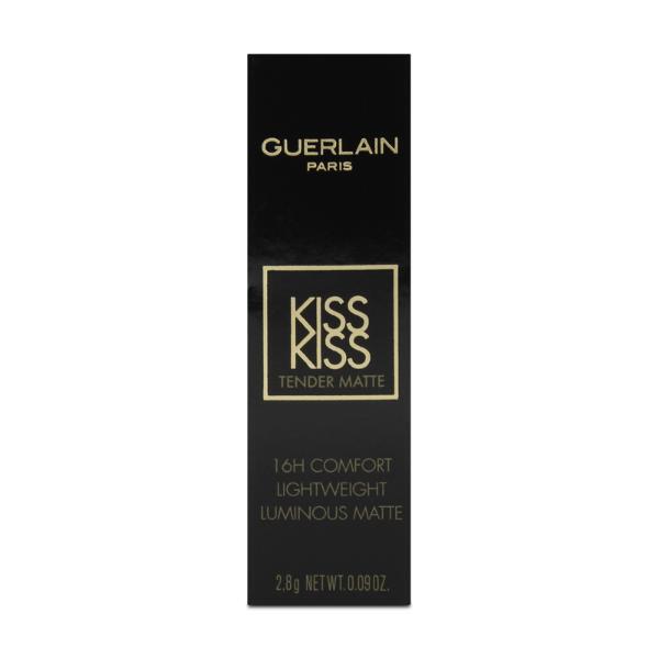 Matná rtěnka Guerlain Kiss Kiss Tender Matte Lipstick odstín 520 Sexy Coral
