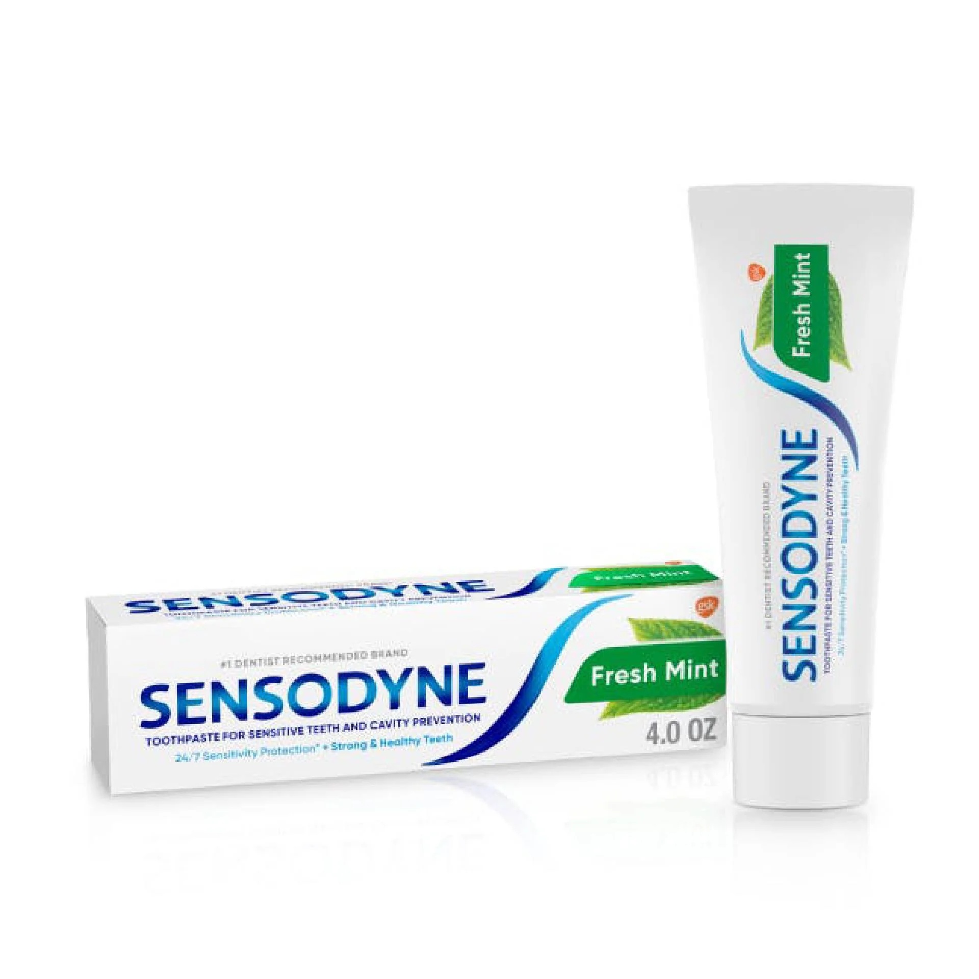 SENSODYNE Cepillo de dientes Sensodyne Fresh Mint, 2 unidades, contra la placa dental