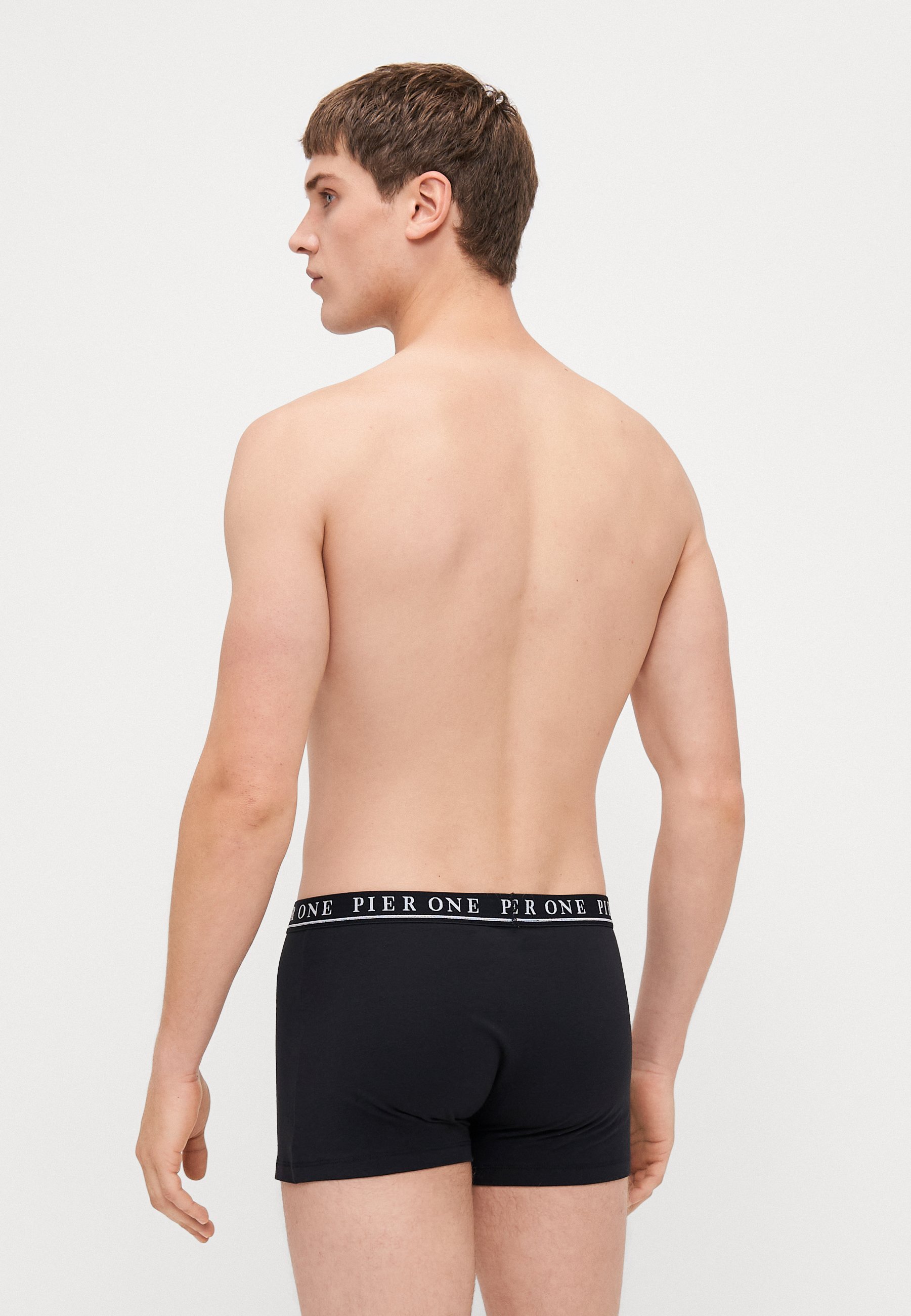 Pier One 7 PACK - Pánské boxerky - black