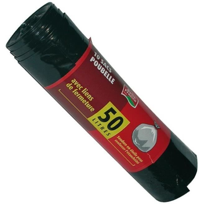 BELLE FRANCE - 10 Bolsas de basura Belle France de 50 l