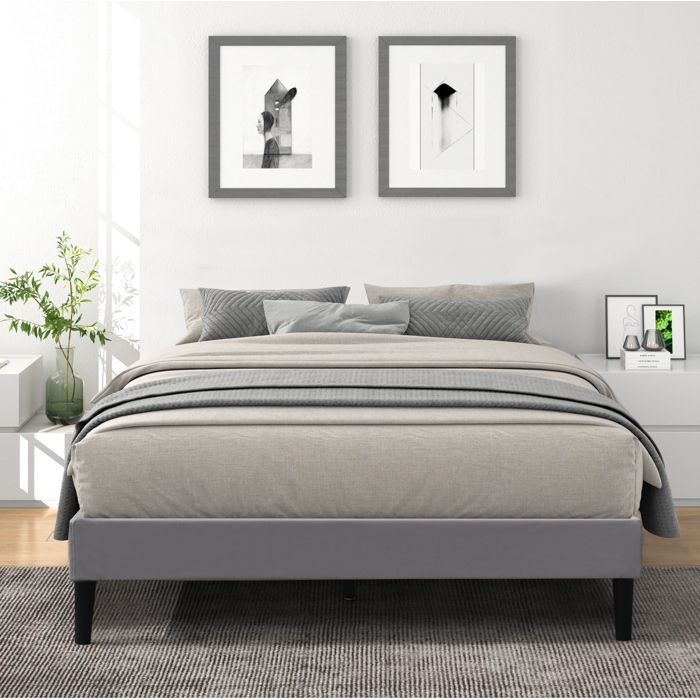Sommier - NUITS D'OR - 120x190 cm - Déhoussable - Housse Lavable - Pieds 20 cm