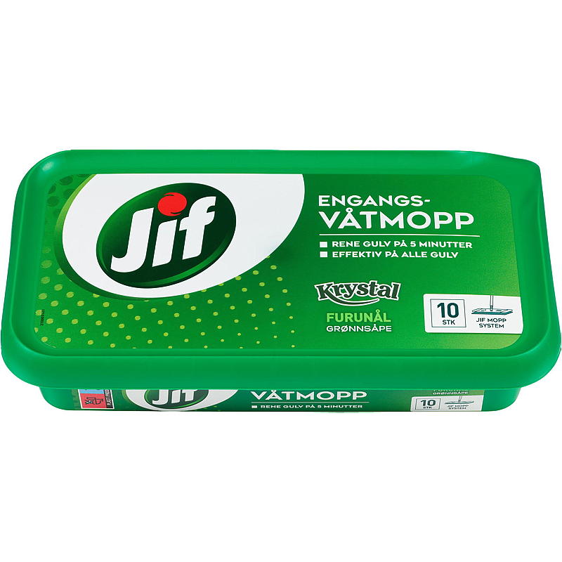 Jif Engangsmopp 10-pakning Jif Krystall Furunåler