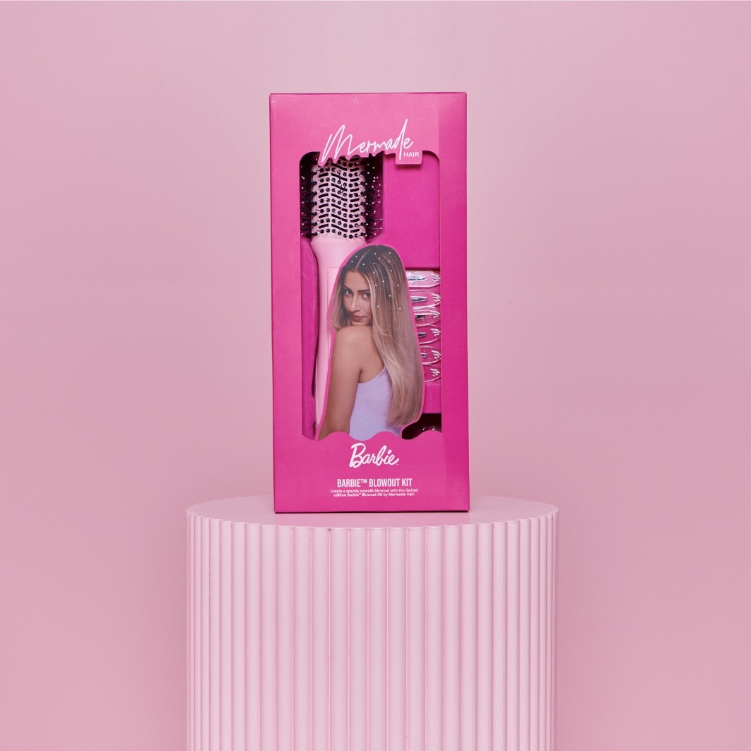 Set de peinado de sirena para Barbie con secador de pelo - 1 pieza