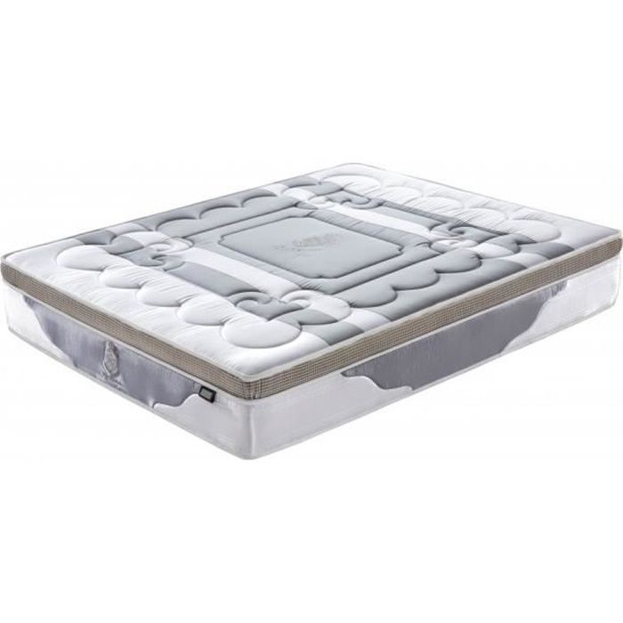 Colchón Silver Metal 200x200 Edición Exclusiva | 32 cm de grosor | 7 zonas de confort | Espuma viscoelástica (60 kg/m³) | Látex