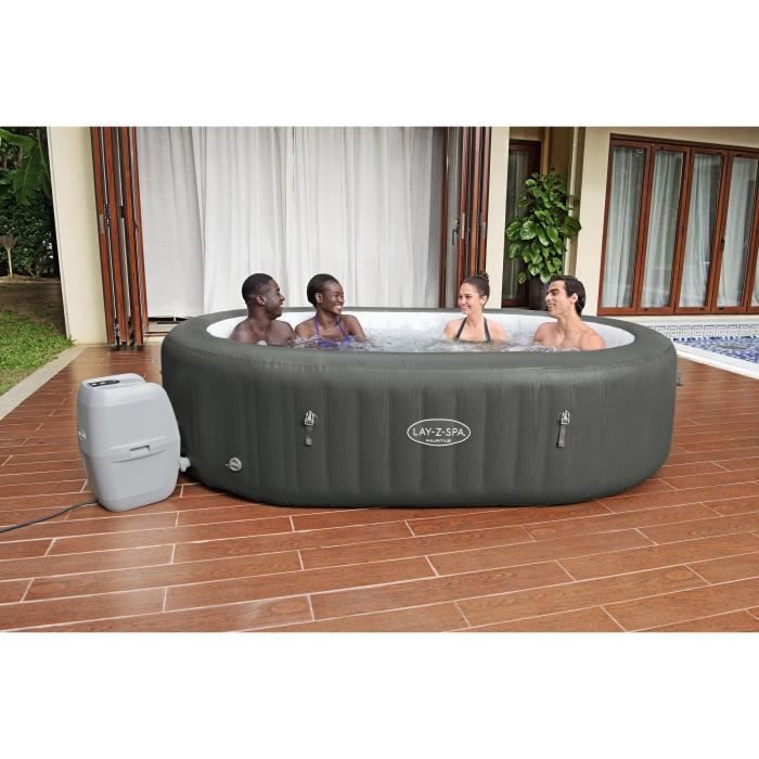 Spa gonflable BESTWAY - Lay-Z-Spa Mauritius - Avec Wifi - Airjet 180 Airjets - 270 x 180 x 71 cm - 5 à 7 places - Rectangulaire