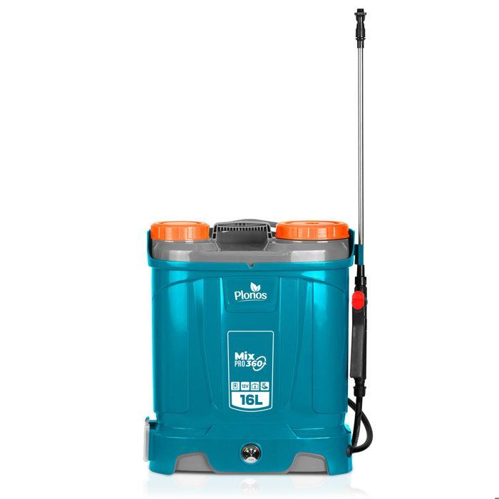 Pulverizador a batería con mezclador - Plonos - 16 L - Batería de 12 V 8 Ah - 9 h de autonomía