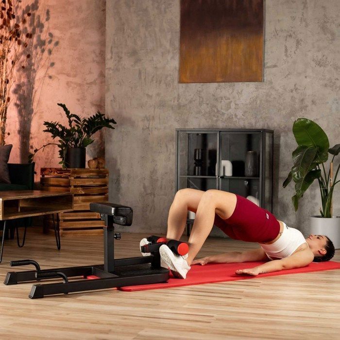 Hop-Sport Verstelbare Sissy Squat Machine HS-2020SM, Trainer voor knie- en beenbuiging, Multifunctionele Squat Machine