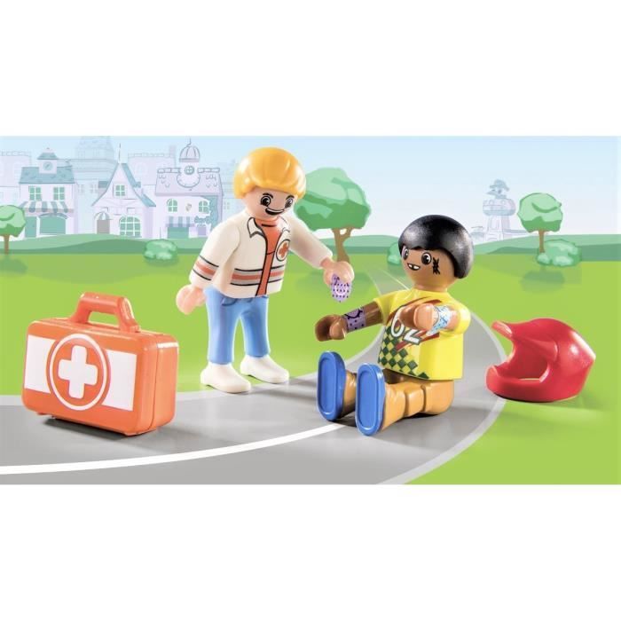 PLAYMOBIL - 70919 - DUCK ON CALL - Rescuer and Pilot - Unisex - Ages 3 and up