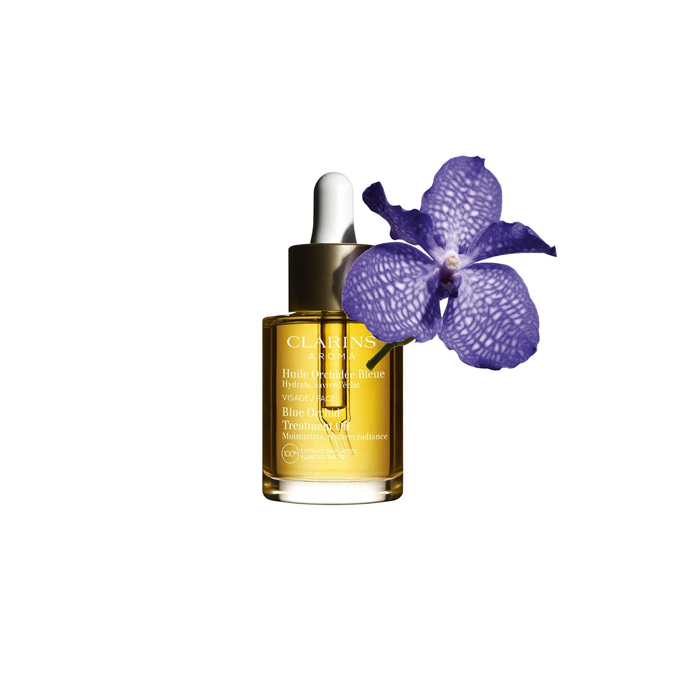 Clarins Olejek do twarzy Blue Orchid