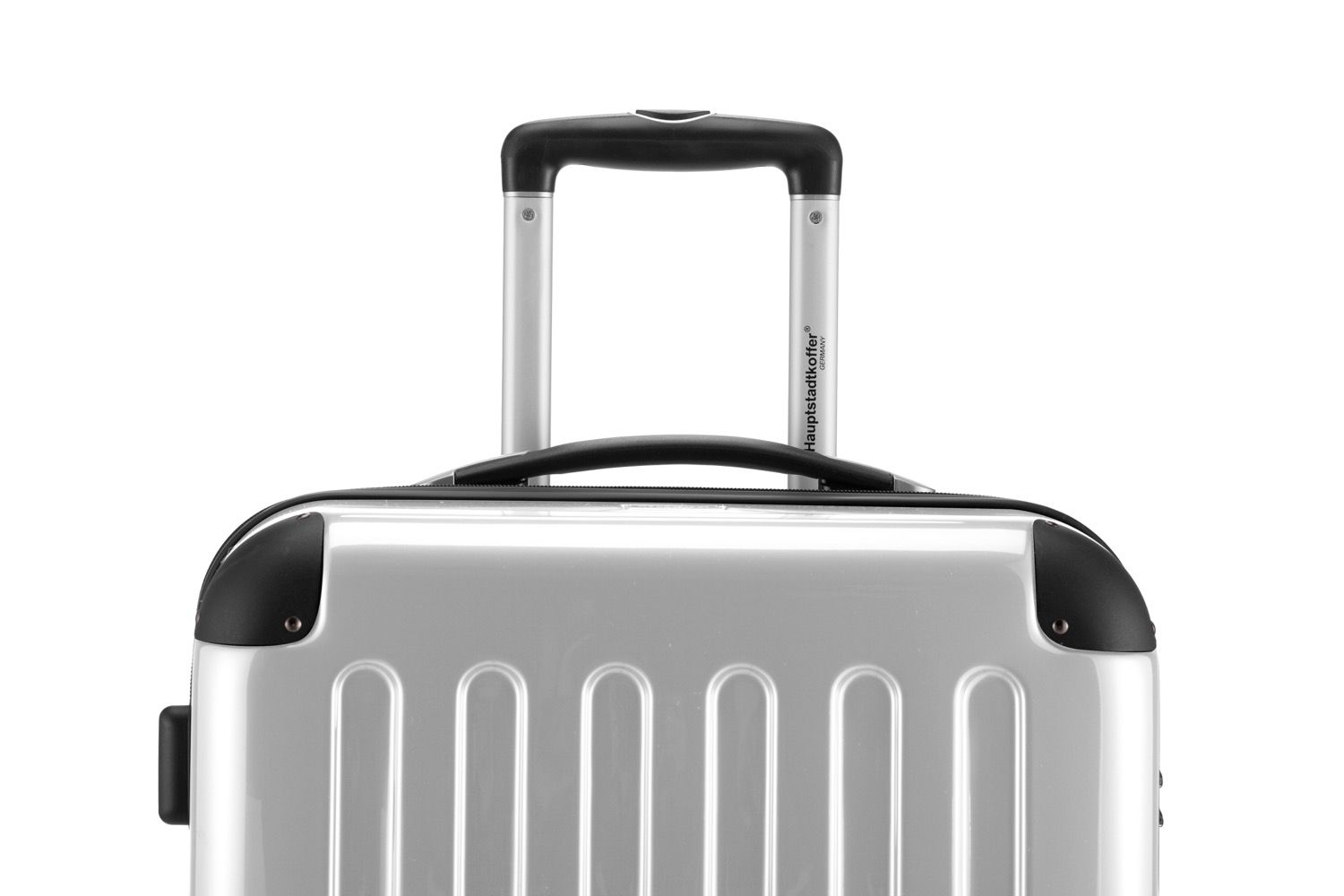 Alex - koffer met harde schaal, glanzend zwart, 75 cm, 119 liter