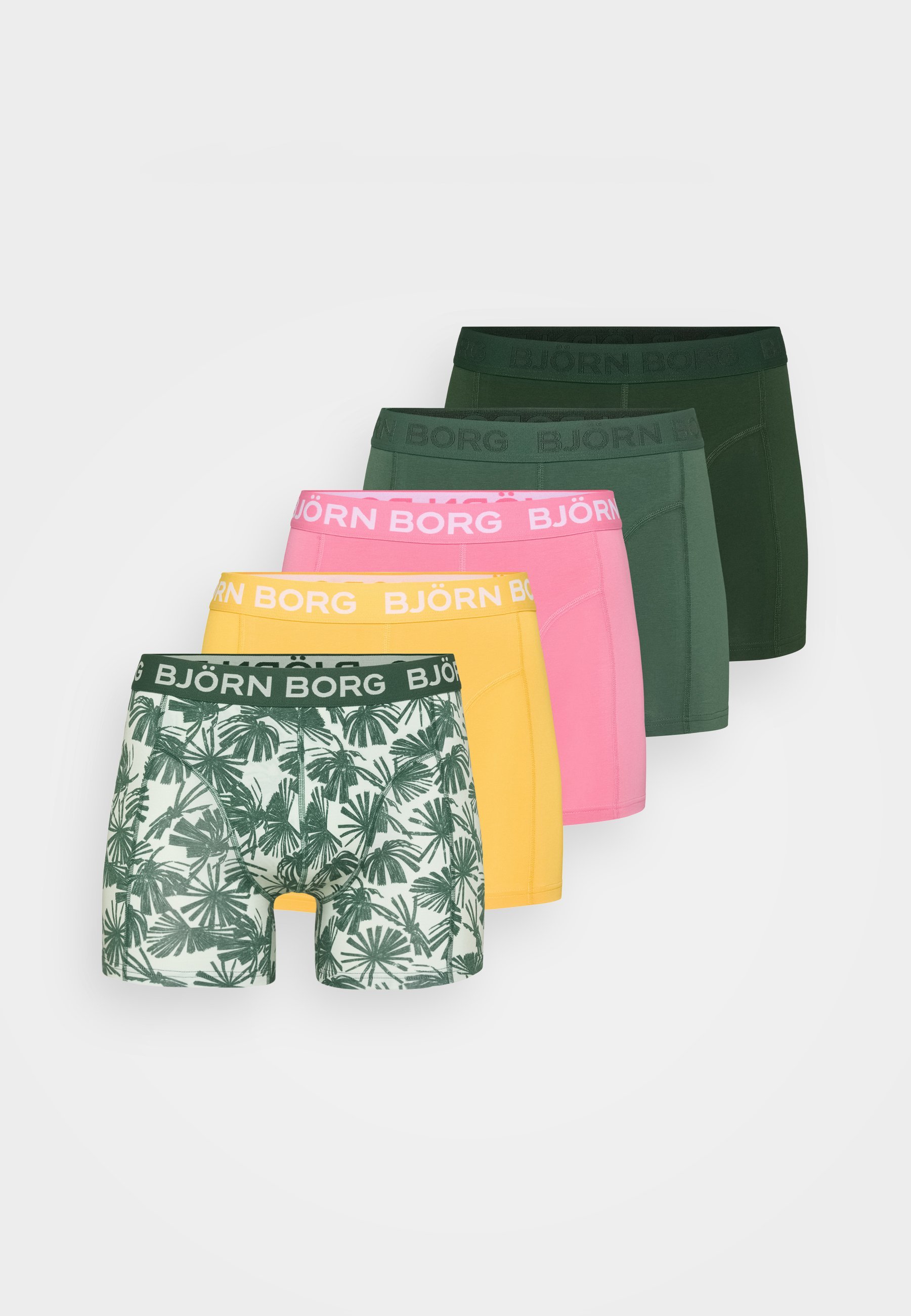 Björn Borg 5-pack - Boxershorts - roze/geel/groen