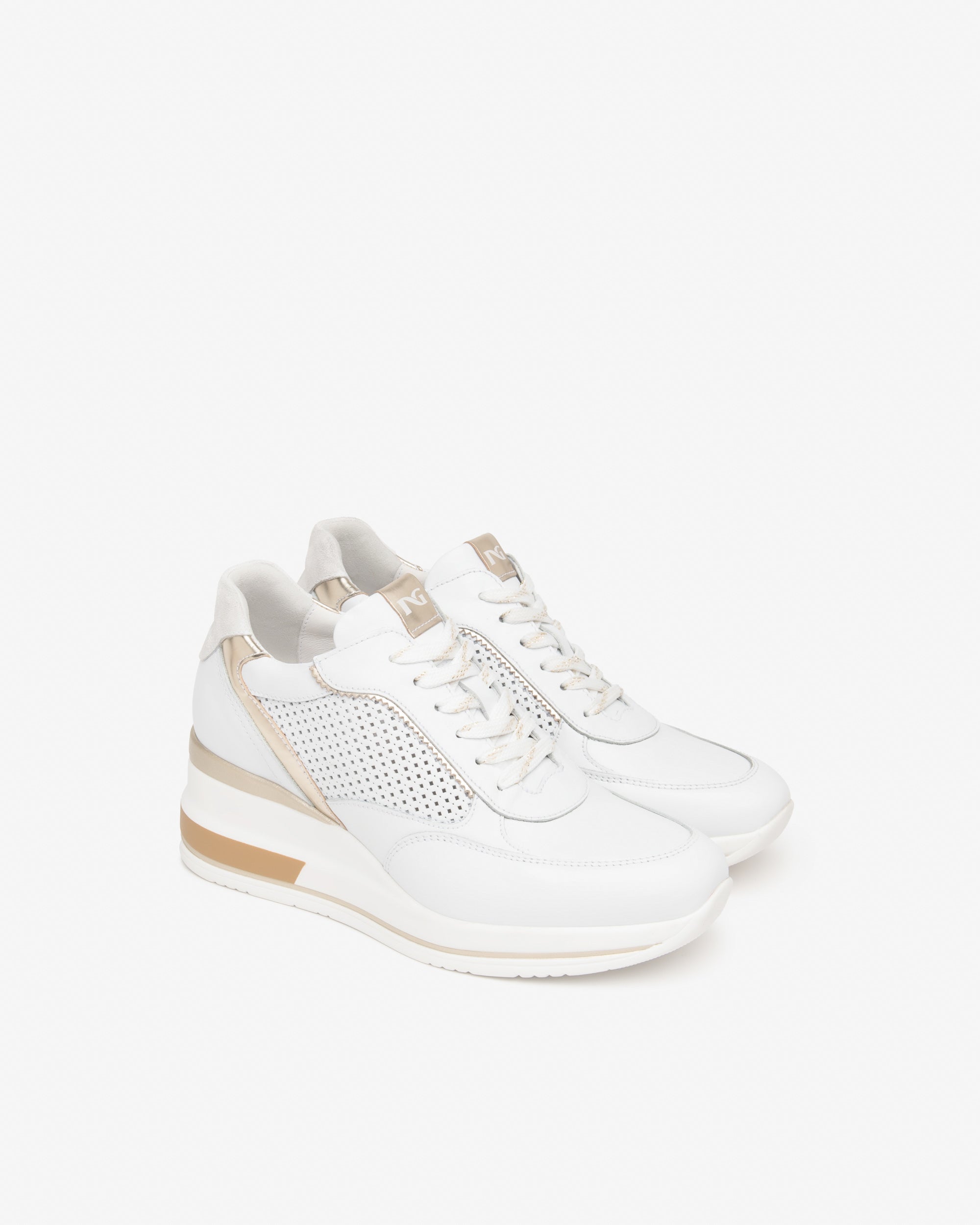  Damen-Sneaker aus Leder und Funktionsmaterial