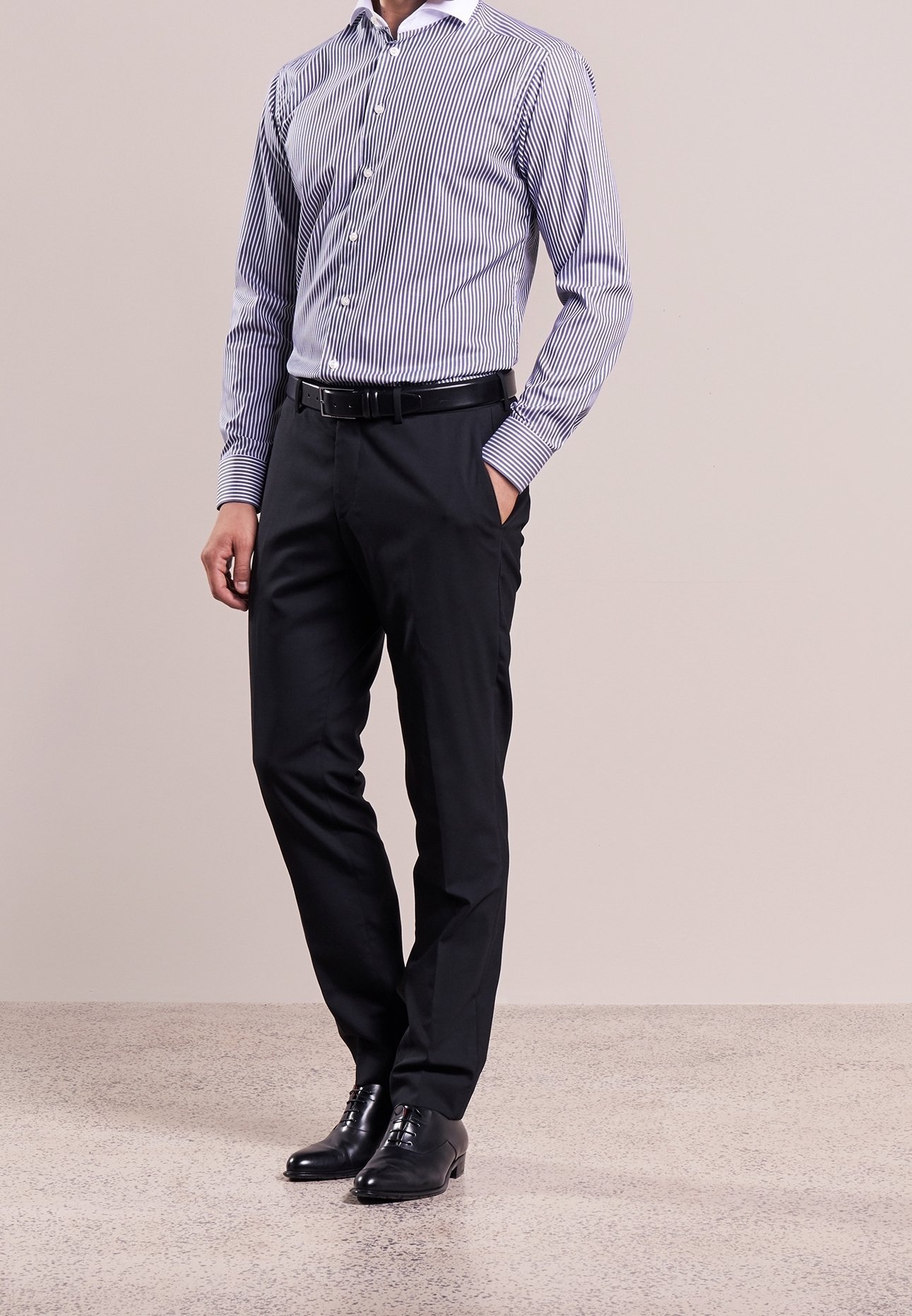 Camicia Eton - blu scuro