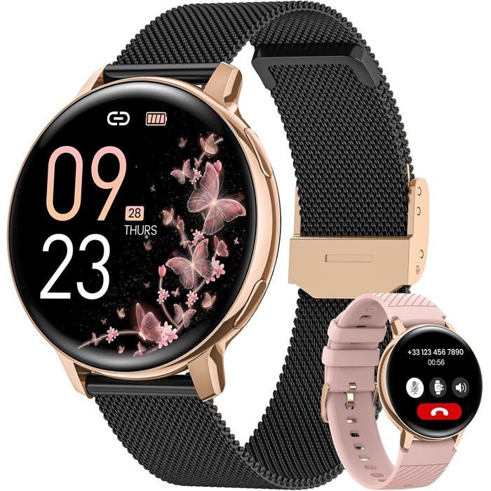 Vívoactive 6 – Montre Connectée GPS Santé, Écran Ultra-Lumineux, Pink Dawn, Boîtier Rose Pêche