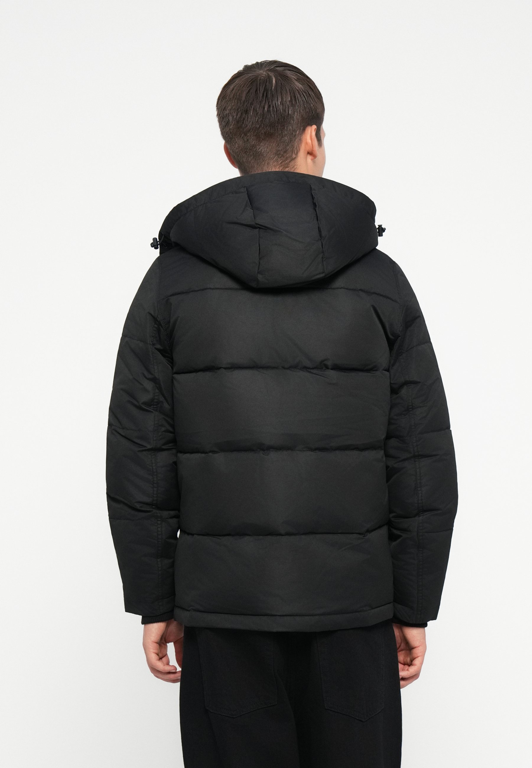 Doudoune à capuche logo GAP - Manteau d'hiver - Noir