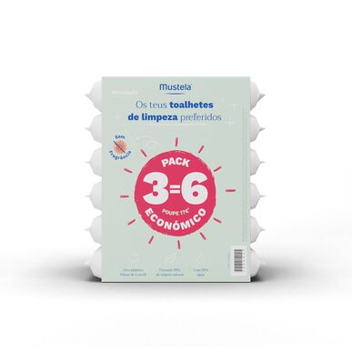 Mustela Pack Uparfumerede Renseklude 6 x 60 stk. 6 x 60 stk.