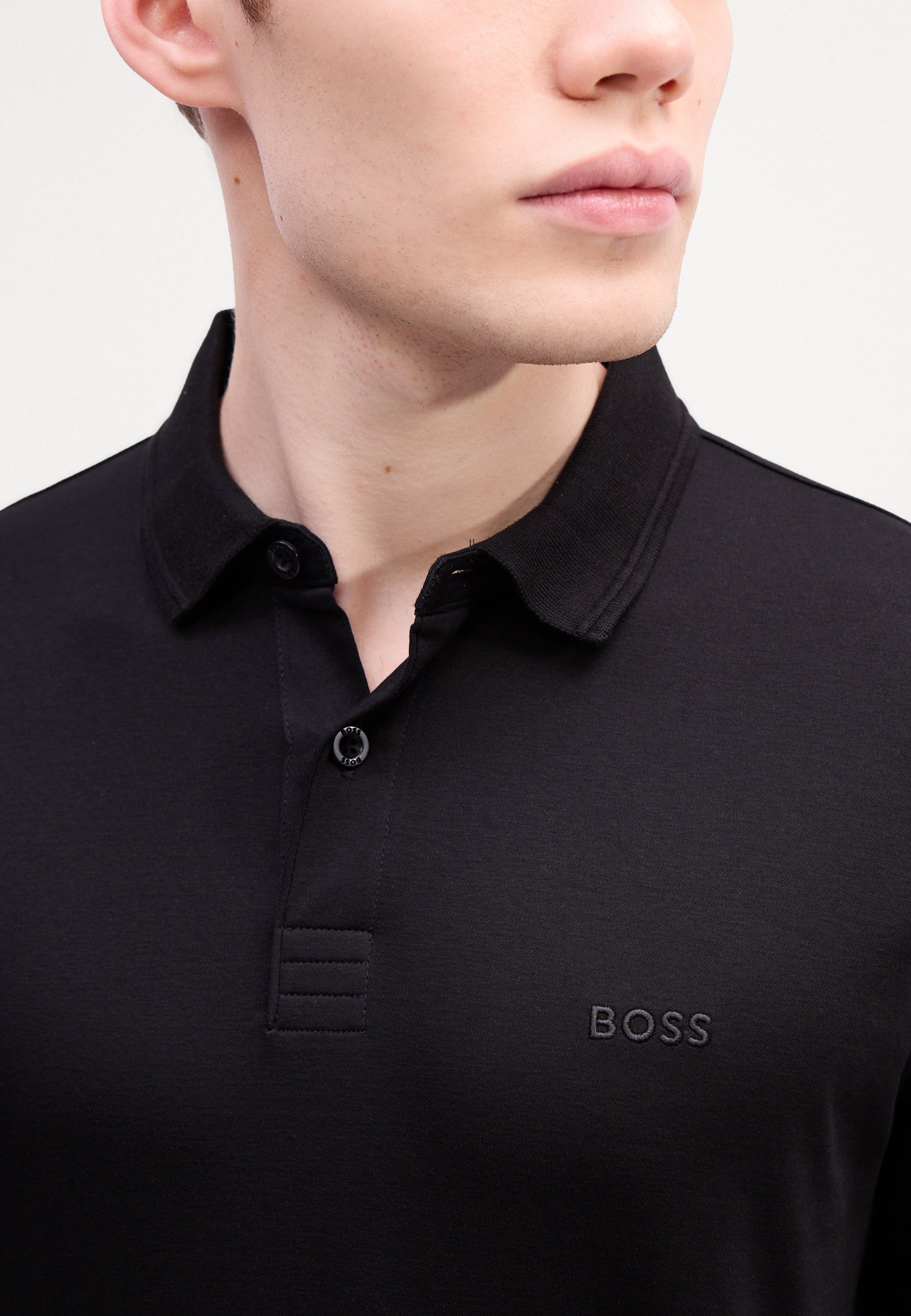 BOSS PIROL - Poloshirt - zwart