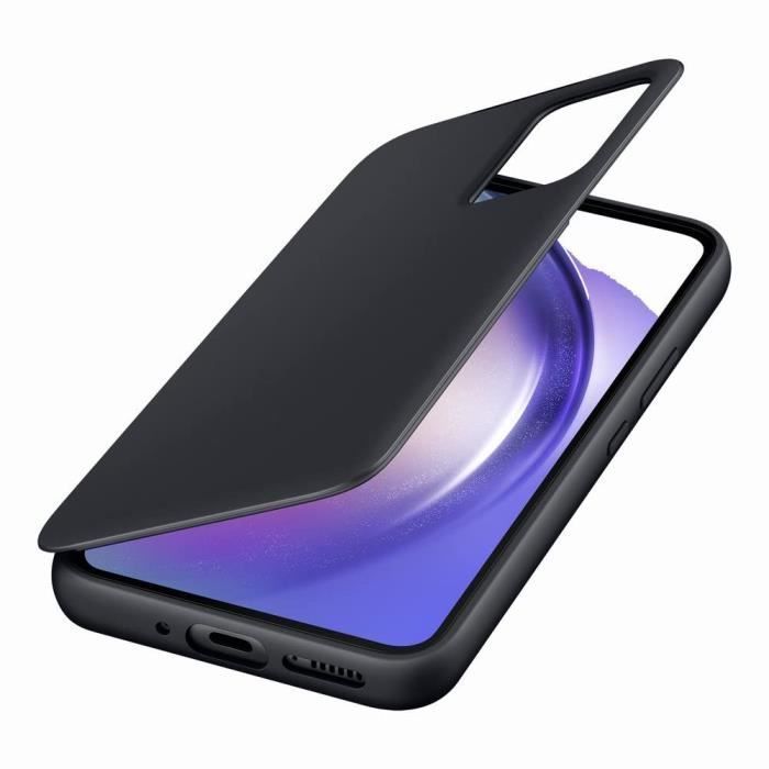 Funda Smart S View Galaxy para SAMSUNG A54 5G, color negro.