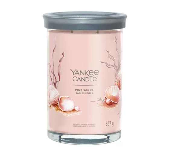 Yankee Candle Signature Tumbler duża świeca zapachowa Pink Sands 567 g