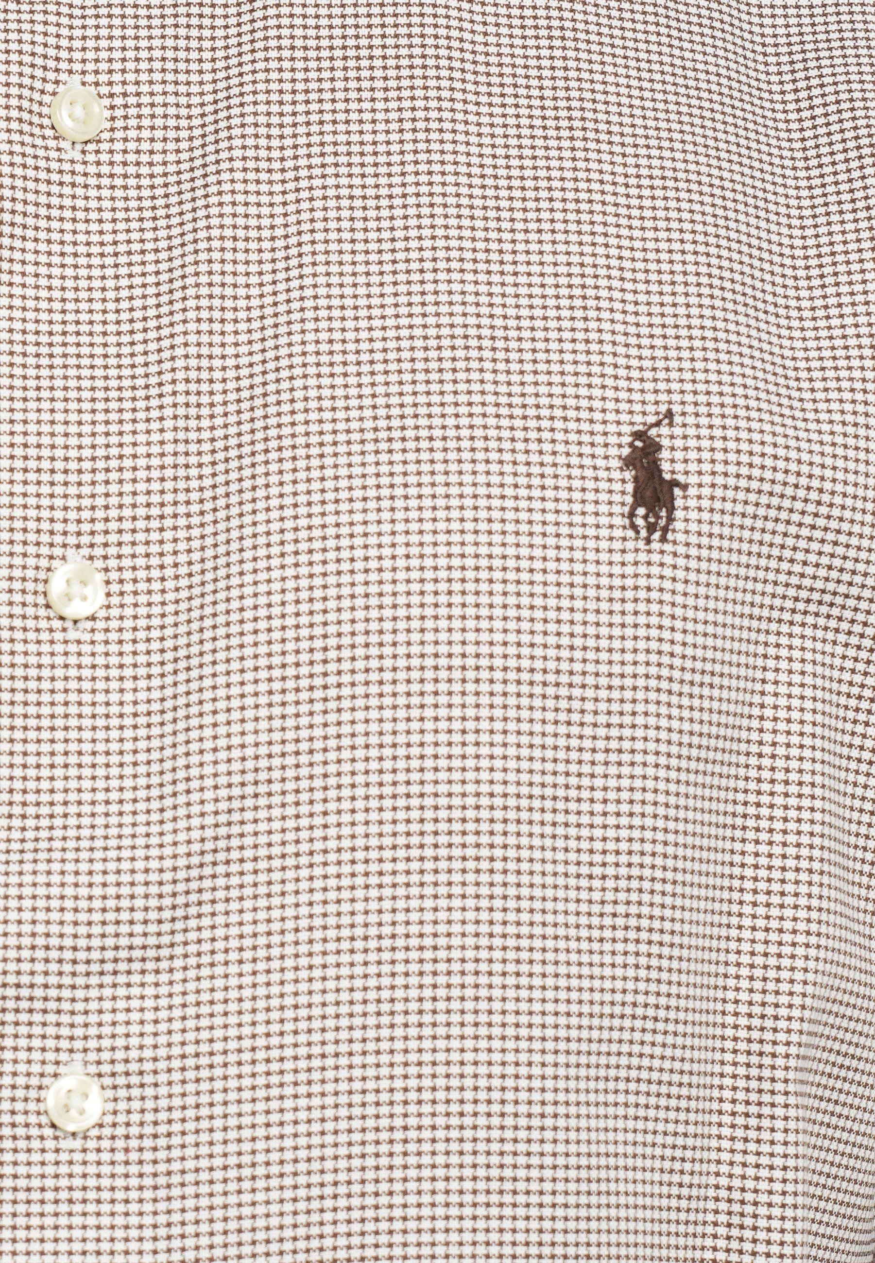 Polo Ralph Lauren shirt met lange mouwen - Shirt - wit/chocoladebruin
