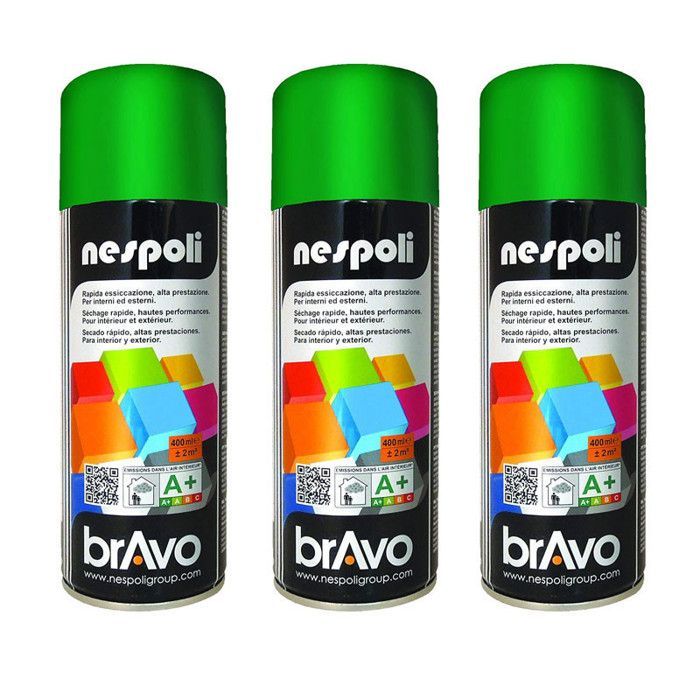 Set mit 3 Nespoli Profi-Sprühdosen – Gartengrün