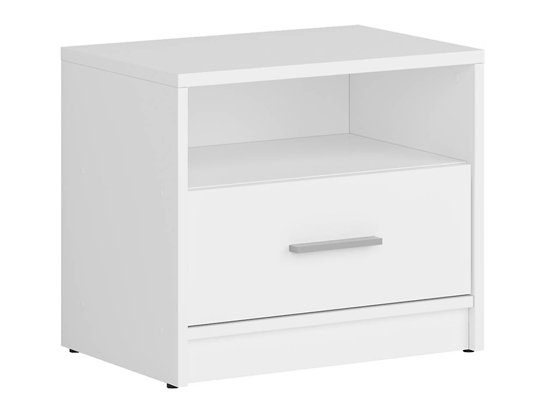 Szafka nocna Nepo Plus 49 cm z szufladą biała